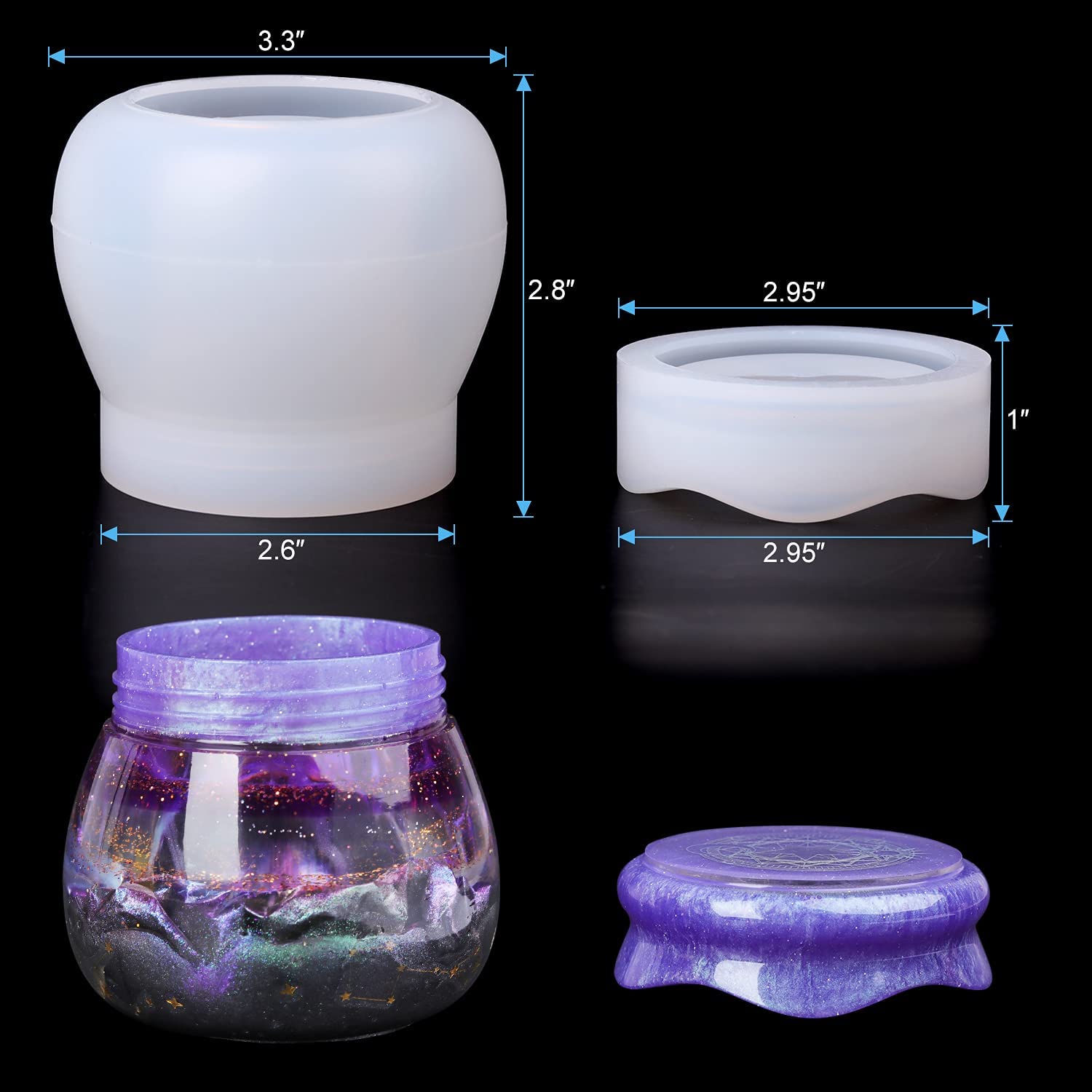 HASTHIP 95pcs Resin Jewelry Molds Kit, 5 Pairs Earring Silicone Molds Epoxy Casting Molds with Hole, Sets of Earring Hooks, Jump Ring, Eye Pins for Resin Jewelry, Pendant, Key Chains, 5pcs Earring Mold HASTHIP 95pcs Resin Jewelry Molds Kit, 5 Pairs Earring Silicone Molds Epoxy Casting Molds with Hole, Sets of Earring Hooks, Jump Ring, Eye Pins for Resin Jewelry, Pendant, Key Chains, 5pcs Earring Mold